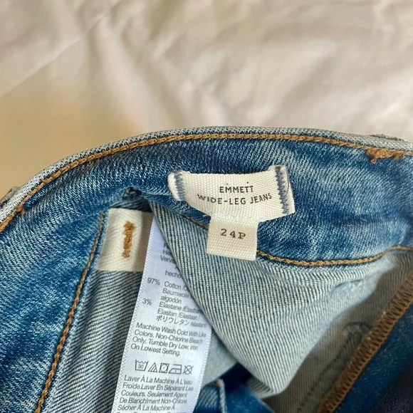 Madewell Emmett Wide Leg Jeans - Picture 3 of 6